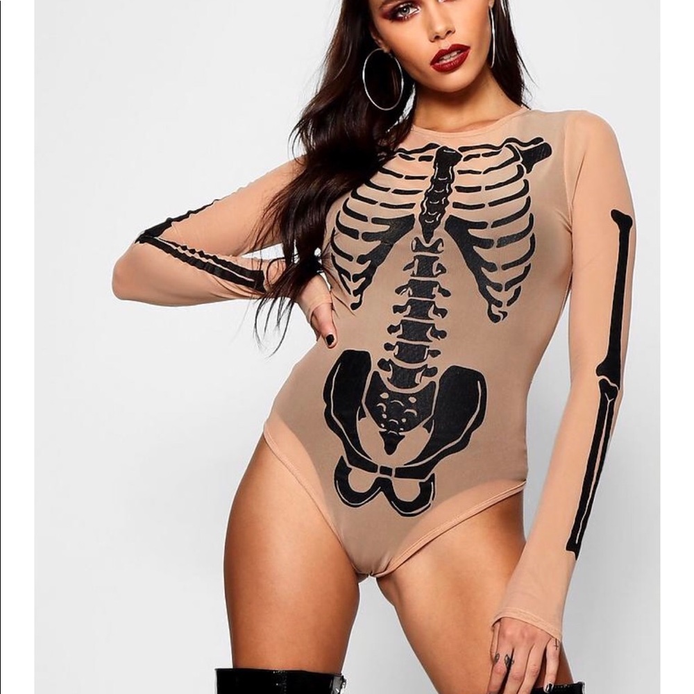 Skeleton onesie